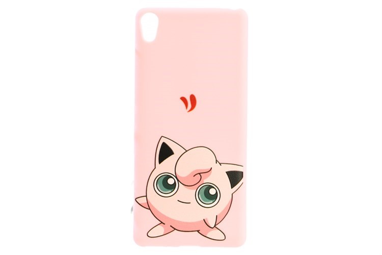 Ốp điện thoại màu hồng nhân vật Pokemon