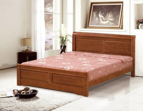 Mẫu giường gỗ tự nhiên cho phòng ngủ